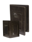 Бумажник портмоне для документов водителя из кожи ОВ-4-A дымчато-коричневый Apache