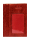Обложка для автодокументов женская из натуральной кожи ОВ-М Мэри пулл-уп Kniksen красный