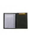 Обложка для автодокументов и паспорта натуральная фактурная кожа ОВ-4 Person черный