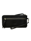 Клатч портмоне мужской кожаный с молнией ФРТ-S черное Apache RFID