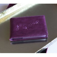 Портмоне кошелек женское кожаное Джари-2 Мэри Kniksen фиолетовый