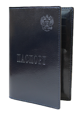 Обложка для паспорта МП-1 Mackintosh Studio черная