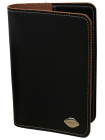 Обложка для паспорта кожаная черная RS
