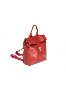 Женский рюкзак из натуральной кожи Камелия-1 Kniksen красный
