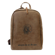 Модный рюкзак P-9014-A искусственная кожа коричневый Apache